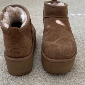 UGG Chestnut Classic Ultra Mini Platform